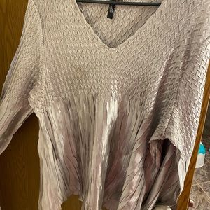 Silver blouse